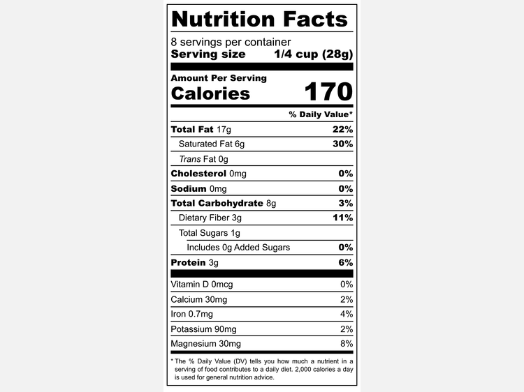 Plainly Perfect granola nutrition facts