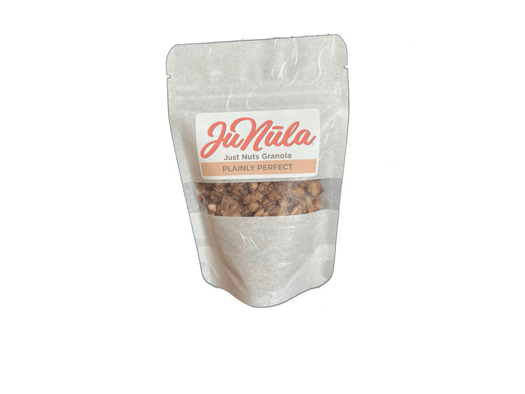 2oz bag of Plainly Perfect granola from the front